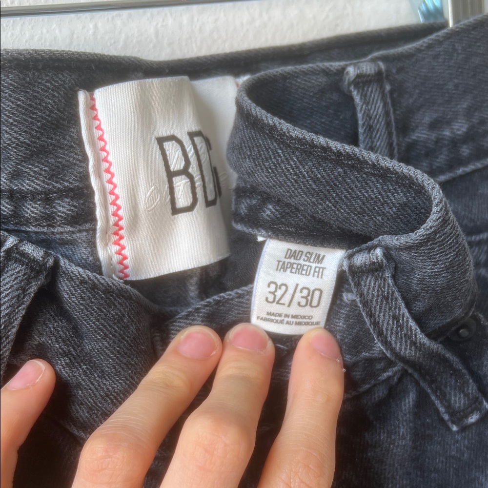 BDG Men's Jet Black Straight Jeans - Picture 4 of 5